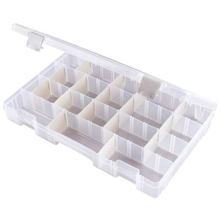 Adjustable Compartment Box with 35 compartments, Plastic, 1 15/16 in H x 8-3/16 in W MPN:T5007AT