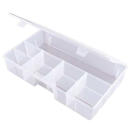 Adjustable Compartment Box with 6 to 9 compartments, Plastic, 3 3/16 in H x 8-7/8 in W MPN:T7003
