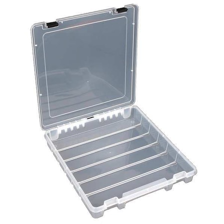 Compartment Box with 1 compartments, Plastic, 2 in H x 15 in W MPN:T9100