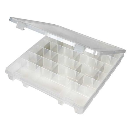 Adjustable Compartment Box with 8 to 48 compartments, Plastic, 2 in H x 15 in W MPN:T9101AT