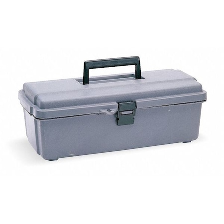 Tool Box, Plastic, Gray, 14-1/2 in W x 7-1/2 in D x 5 in H MPN:6744WG