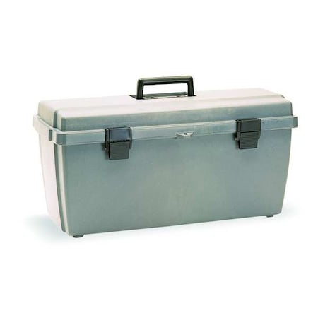 Tool Box, Plastic, Gray, 20 in W x 9 in D x 8 in H MPN:6757WG