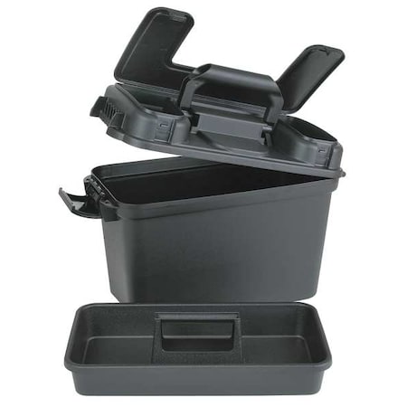 Gear Box, Plastic, Black, 13 in W x 7 in D x 7 in H MPN:T1408B