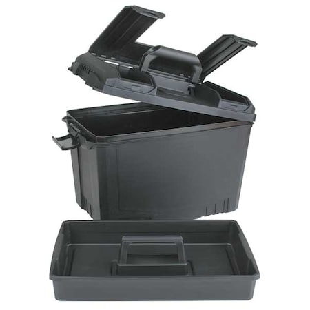 Gear Box, Plastic, Black, 17 in W x 10 in D x 10-1/2 in H MPN:T1418