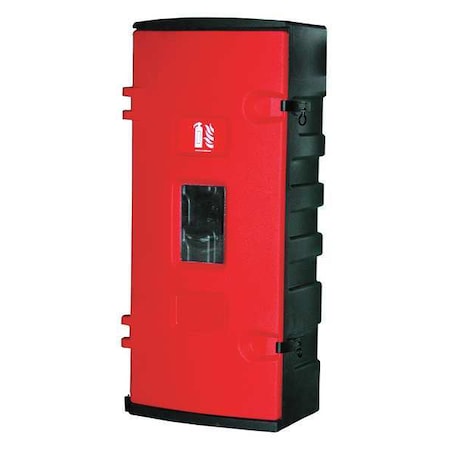 Fire Extinguisher Cabinet, Wall Mount, 37 in Height, 30 lb, Plastic MPN:JBWE95