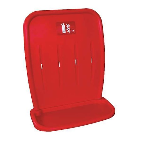 Fire Extinguisher Stand, PE Plastic, For Tank Weight 10 to 20 lb MPN:JFP10