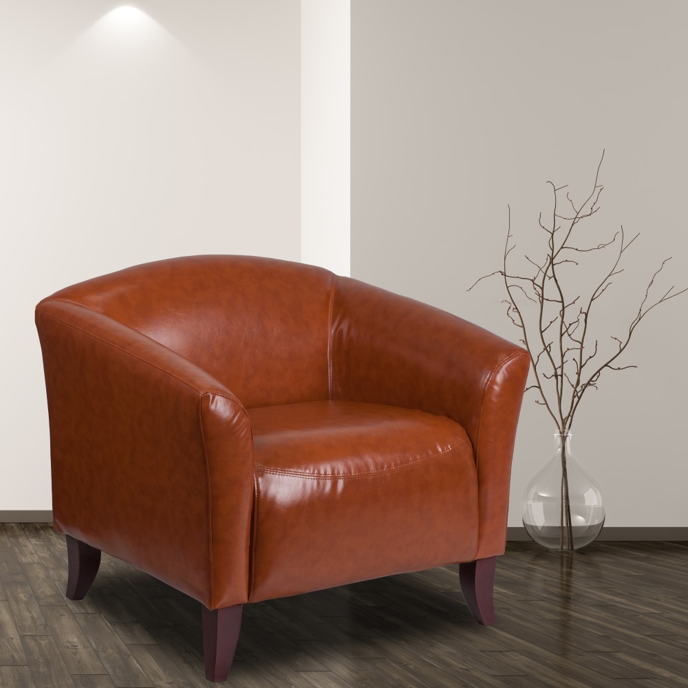Flash Furniture HERCULES Imperial Series Reception Accent Chair, Cognac MPN:1111CG