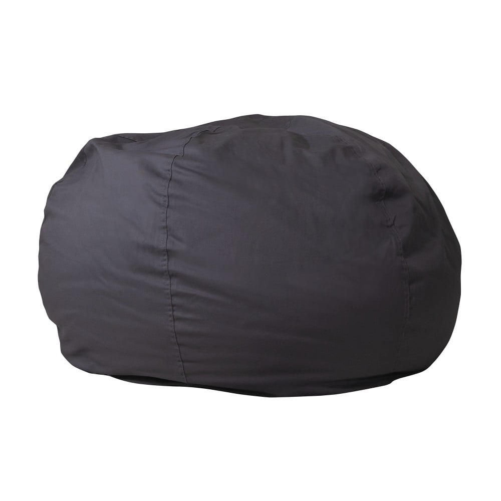 Flash Furniture Oversized Bean Bag Chair For Kids And Adults, Gray MPN:DGBEANLGSLDGY