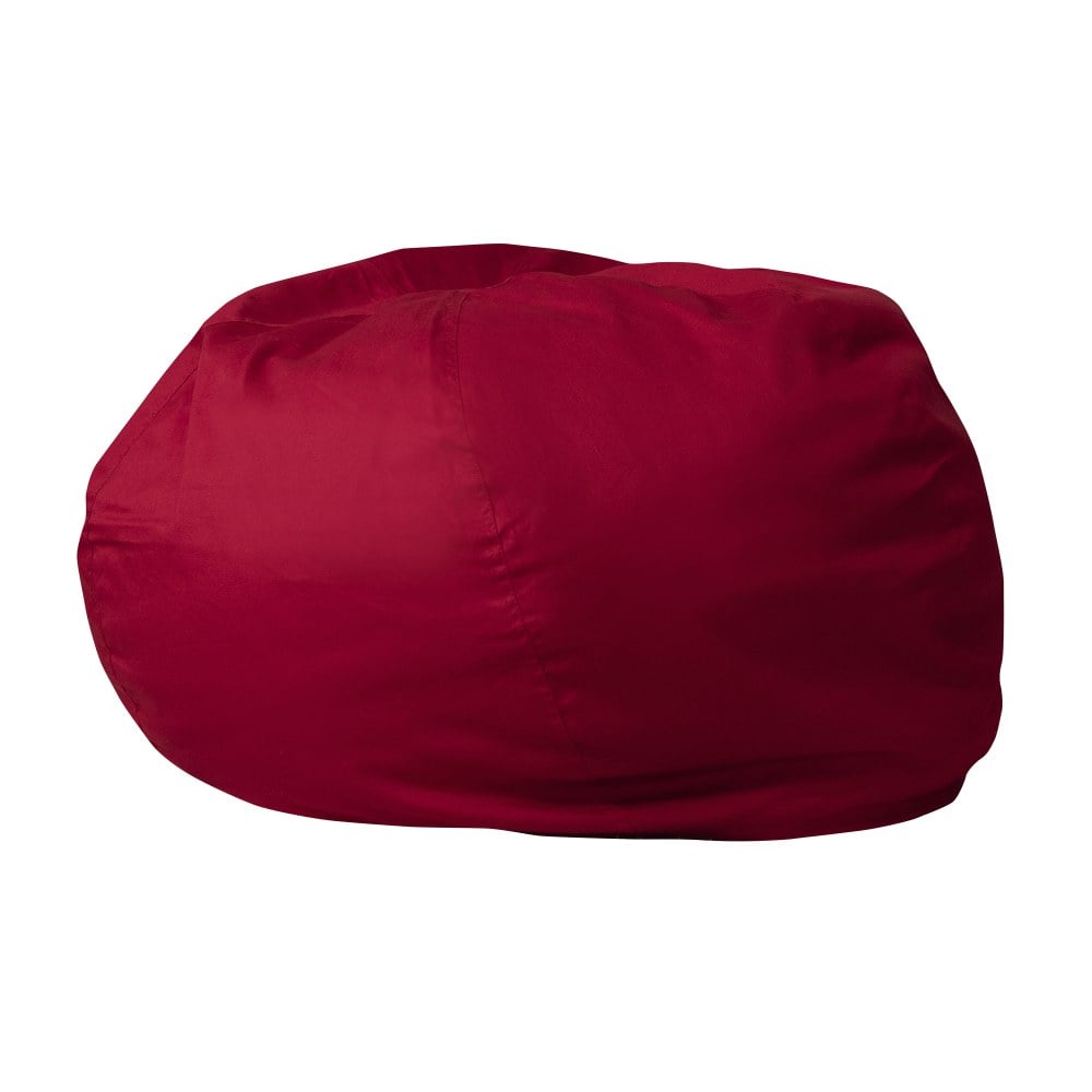 Flash Furniture Oversized Bean Bag Chair For Kids And Adults, Red MPN:DGBEANLGSLDRD
