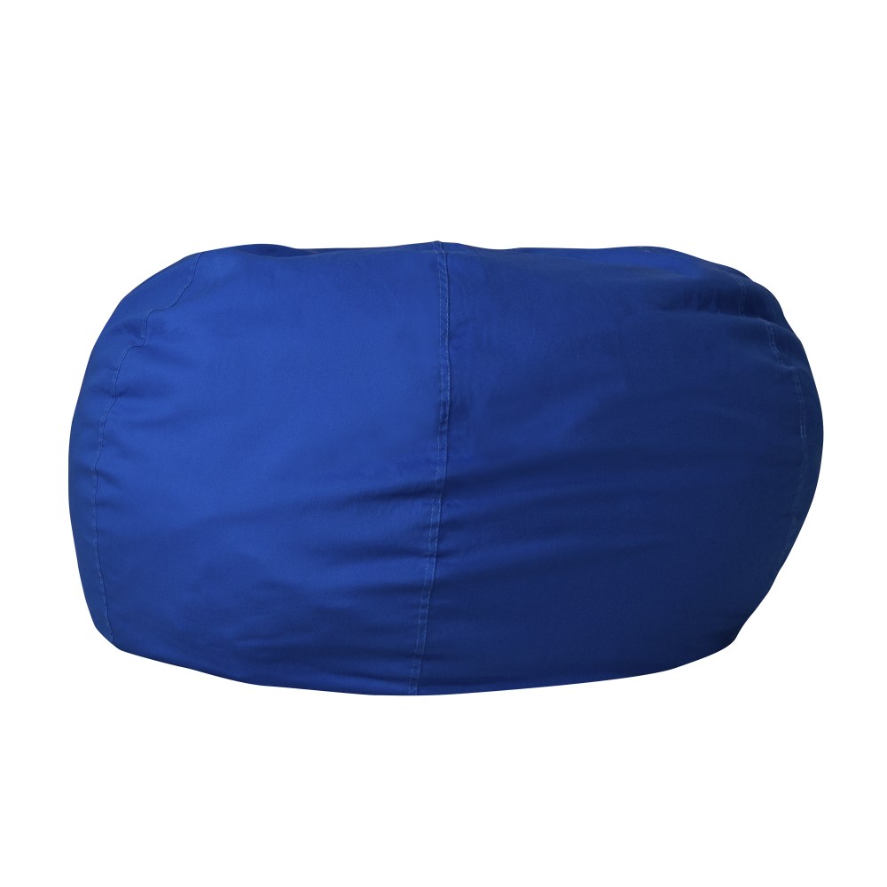 Flash Furniture Oversized Bean Bag Chair For Kids And Adults, Royal Blue MPN:DGBEANLGSLDRYBL