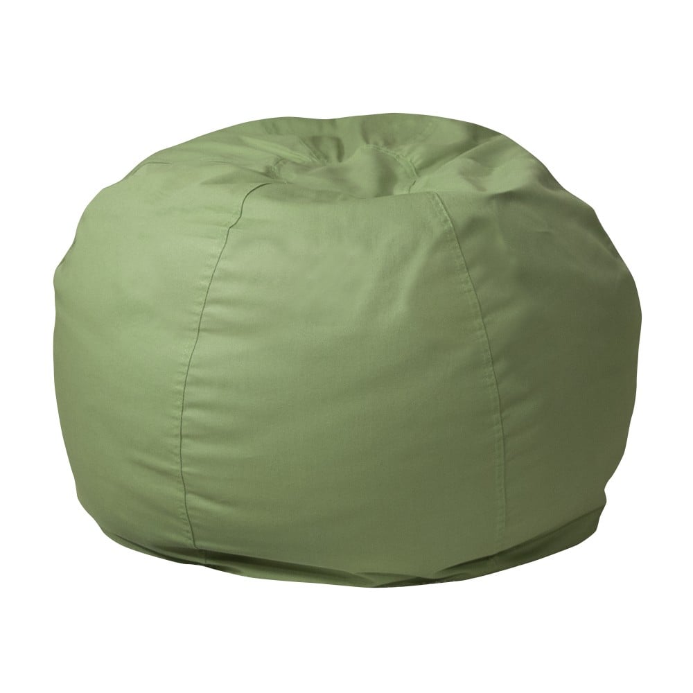 Flash Furniture Small Bean Bag Chair For Kids And Teens, Green MPN:DGBEANSMSLDGN