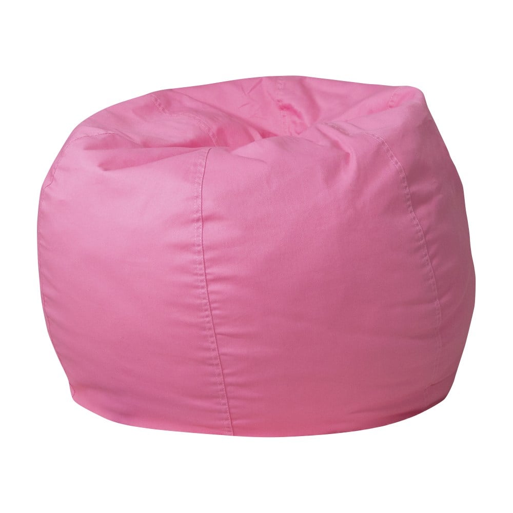 Flash Furniture Small Bean Bag Chair For Kids And Teens, Light Pink MPN:DGBEANSMSLDPK