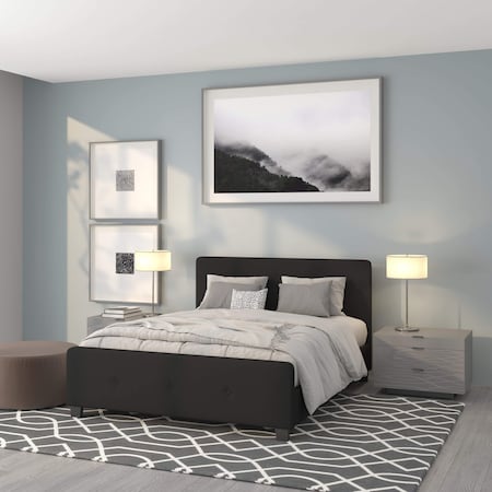 Platform Bed, Tribeca, Queen, Black MPN:HG-23-GG