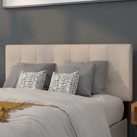 Full Bedford, Headboard, Beige Fabric MPN:HG-HB1704-F-B-GG