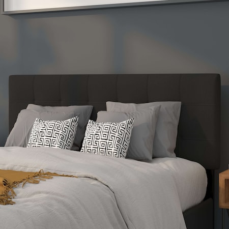 Full Bedford, Headboard, Black Fabric MPN:HG-HB1704-F-BK-GG