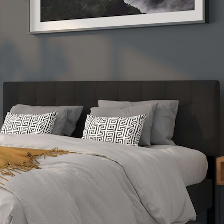 King, Bedford Headboard, Black Fabric MPN:HG-HB1704-K-BK-GG
