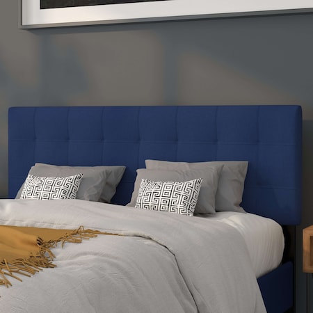 Bedford Headboard, Queen, Navy Fabric MPN:HG-HB1704-Q-N-GG