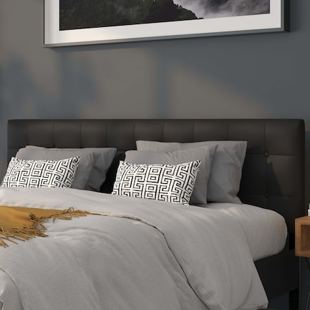 King Size, Headboard, Black Vinyl MPN:HG-HB1705-K-BK-GG