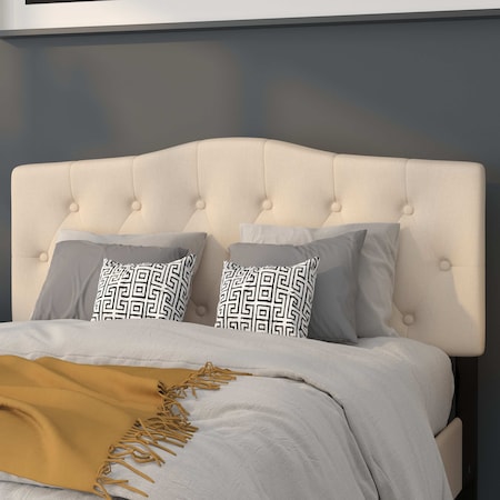 Full Cambridge, Headboard, Beige Fabric MPN:HG-HB1708-F-B-GG