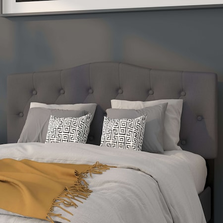 Full Cambridge, Headboard, Gray Fabric MPN:HG-HB1708-F-DG-GG