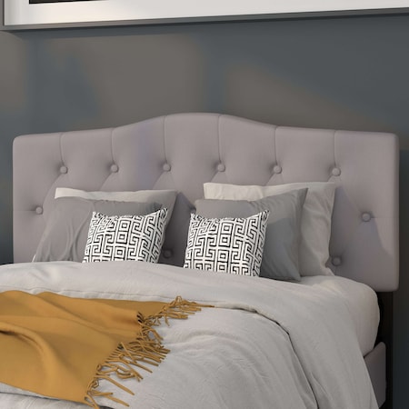 Full Cambridge, Headboard, Gray Fabric MPN:HG-HB1708-F-LG-GG