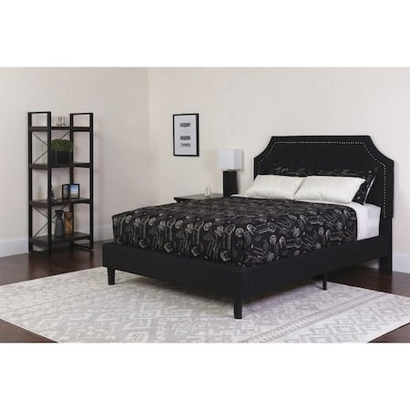 Brighton Full Platform Bed, Black MPN:SL-BK4-F-BK-GG