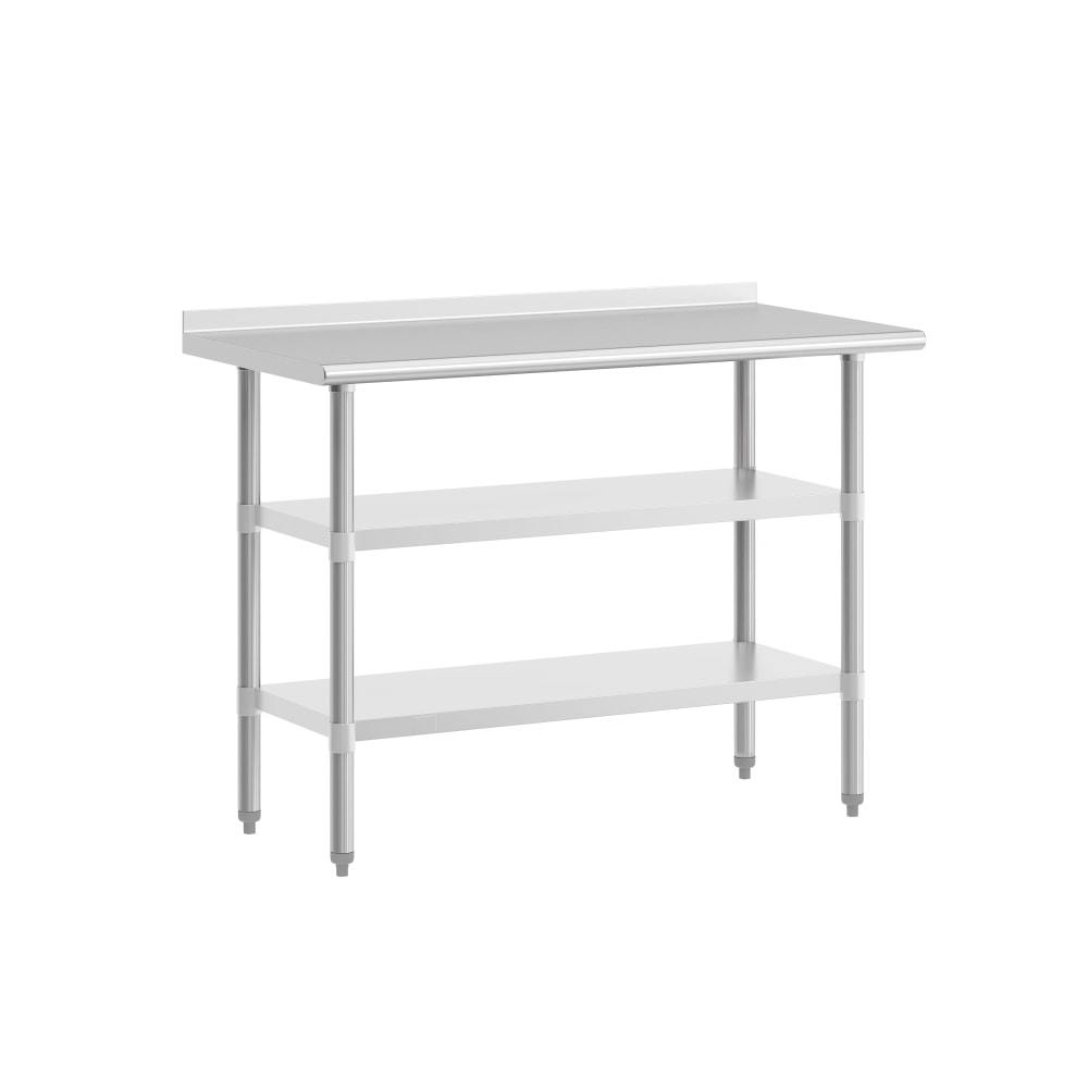 Flash Furniture Stainless Steel Work Table, 36inH x 48inW x 24inD, Silver MPN:NHWTGU2448BSP