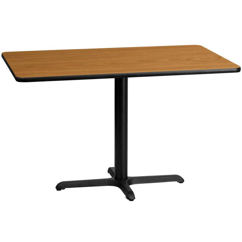 Flash Furniture Rectangular Laminate Table, 31-3/16inH x 30inW x 48inD, Natural MPN:XUNT3048T2230