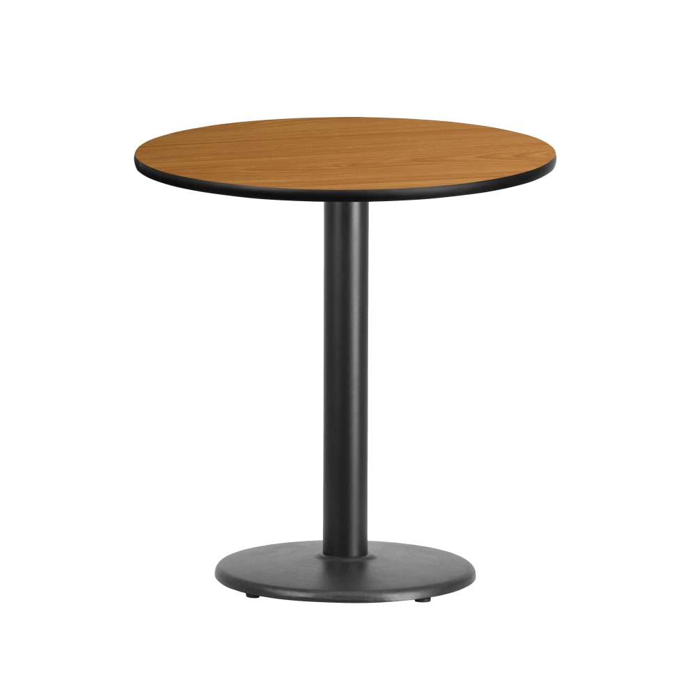 Flash Furniture Round Hospitality Table, 31-3/16inH x 24inW x 24inD, Natural MPN:XURD24NTTR18