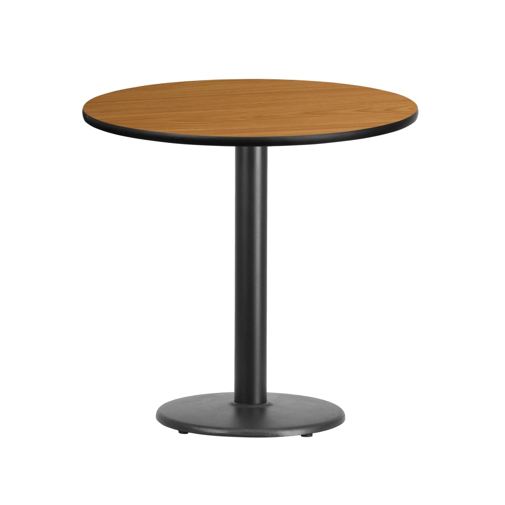 Flash Furniture Round Hospitality Table, 31-3/16inH x 30inW x 30inD, Natural MPN:XURD30NTTR18