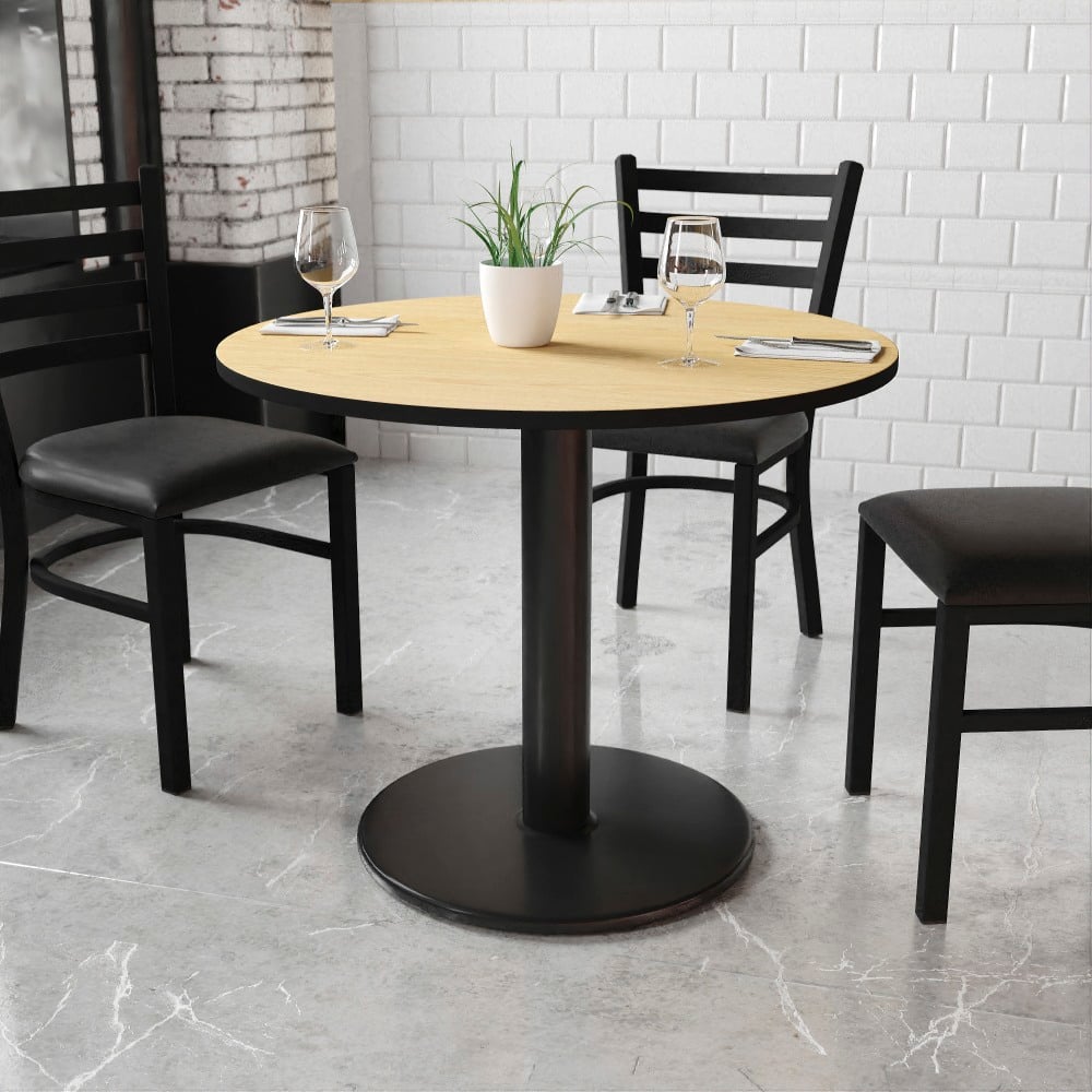 Flash Furniture Round Hospitality Table, 31-3/16inH x 36inW x 36inD, Natural MPN:XURD36NTTR24