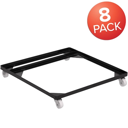 HERCULES Series Steel Stack Chair and Church Chair Dolly, PK8 MPN:8-FD-BAN-CH-DOLLY-GG