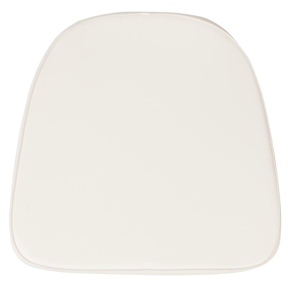 Flash Furniture Chiavari Cushion, Soft Fabric, 1-3/4inH x 16inW x 15-1/2inD, Ivory MPN:BHIVORY