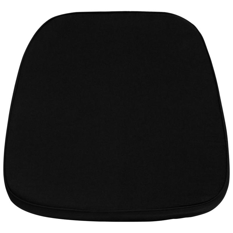 Flash Furniture Soft Fabric Chair Cushion For Wood/Resin Chiavari Chairs, Black MPN:LE-L-C-BLACK-GG