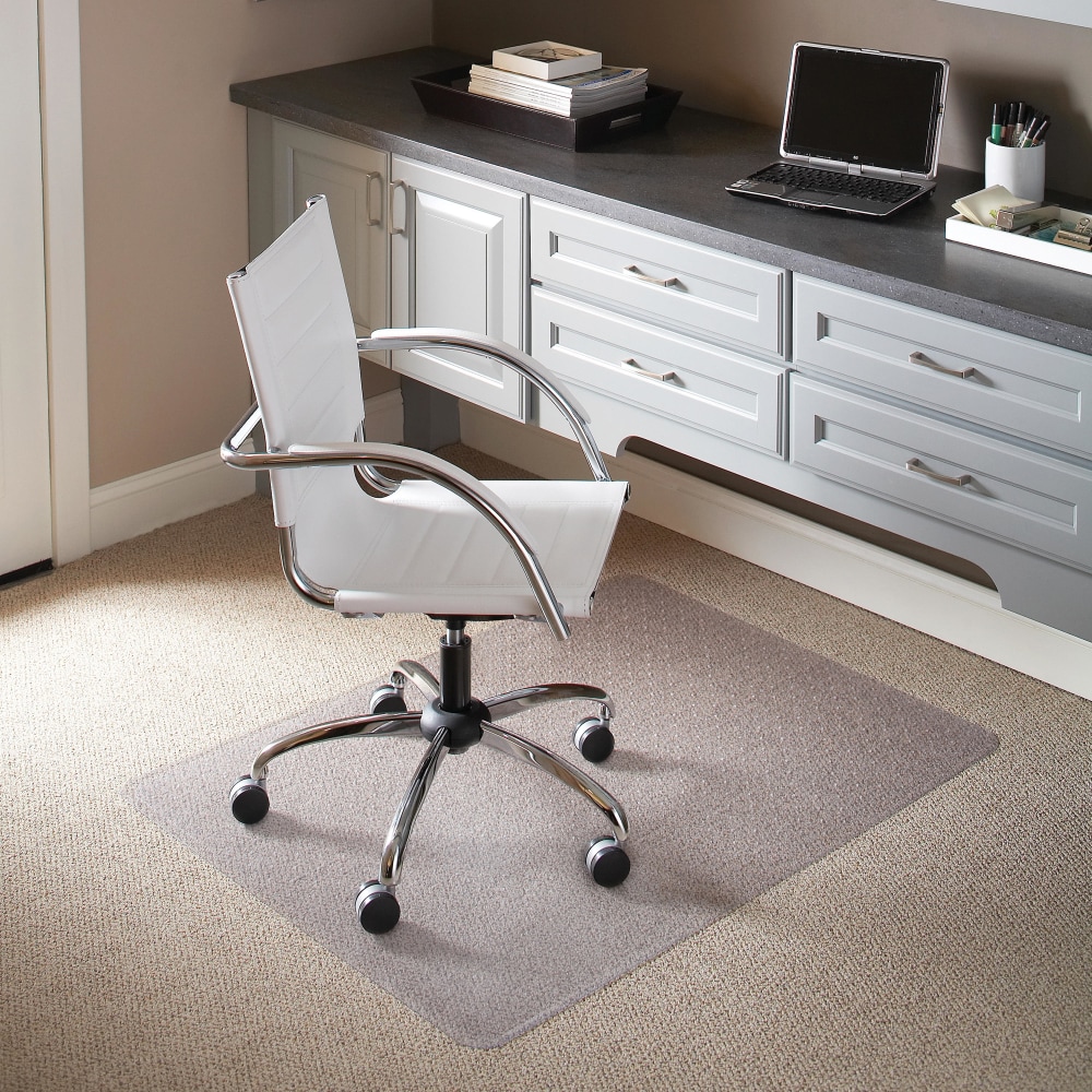 Flash Furniture Carpet Chair Mat, 36in x 48in, Clear MPN:MAT121704