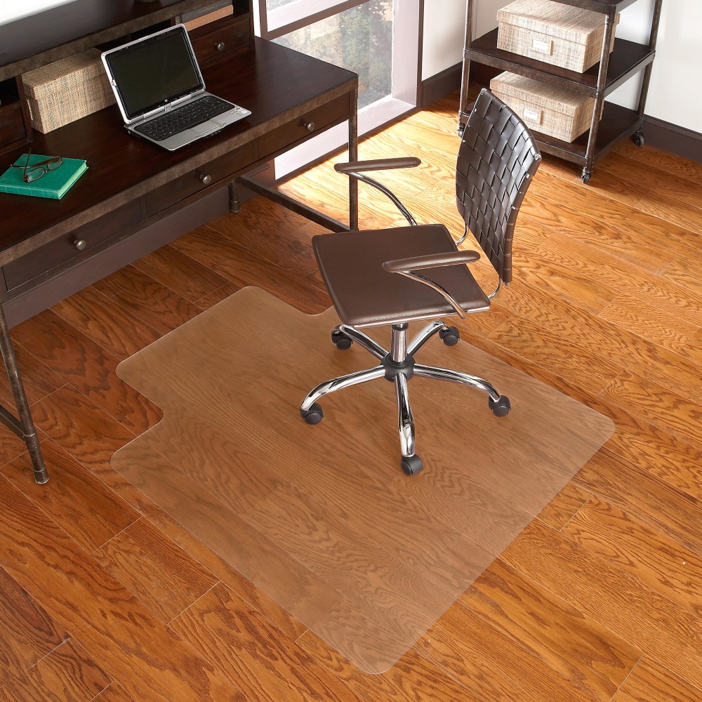 Flash Furniture Hard Floor Chair Mat With Lip, 36in x 48in, Clear MPN:MAT131858