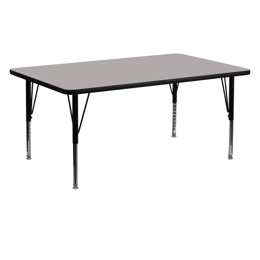 Flash Furniture Rectangular HP Laminate Activity Table, 24ft