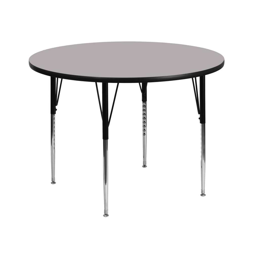 Flash Furniture Round Activity Table, 30-1/8inH x 42inW x 42inD, Gray MPN:XUA42RNDGYTA