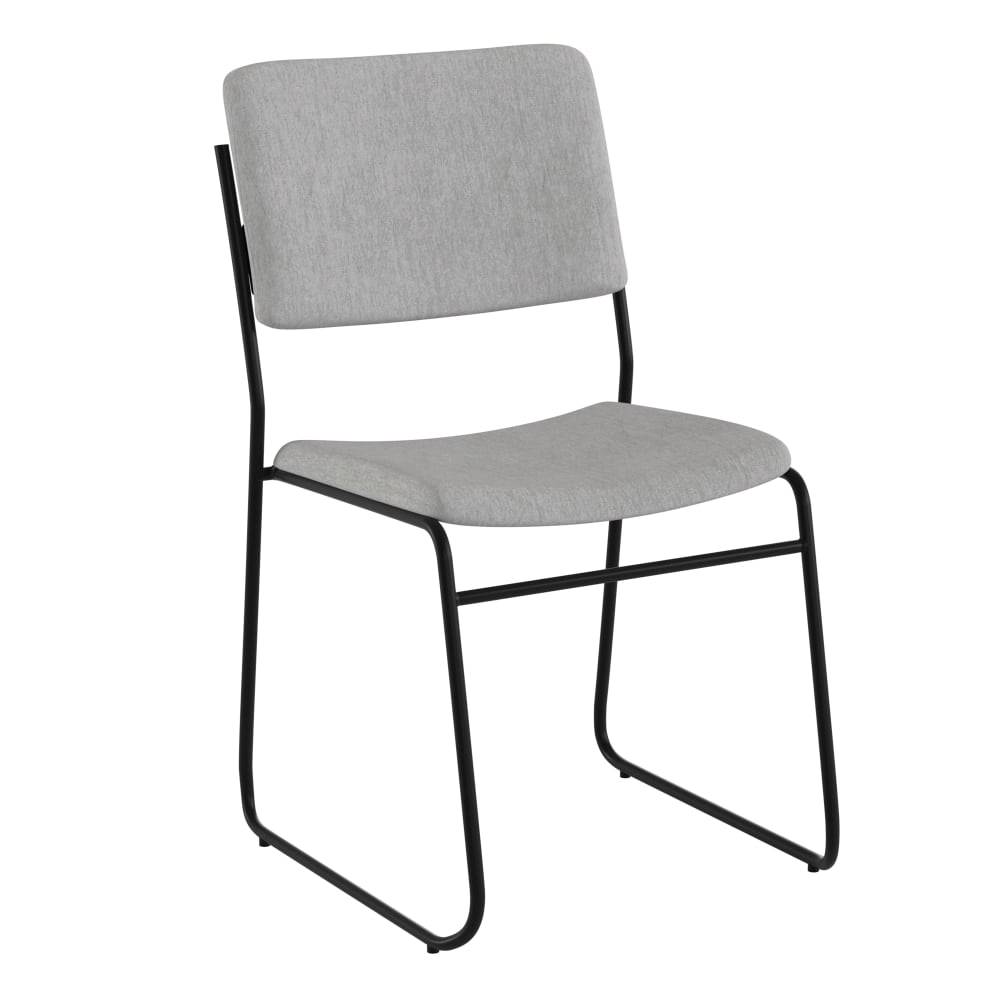 Flash Furniture HERCULES Series Stacking Chair With Sled Base, Gray/Black Frame MPN:XU8700GYB30
