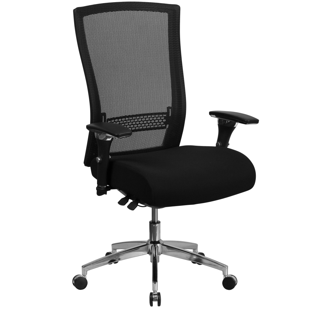 Flash Furniture HERCULES Series 24/7 Intensive-Use Ergonomic High-Back Executive Multifunction Office Chair, Black Fabric/Gray - GOWY85H MPN:GOWY85H
