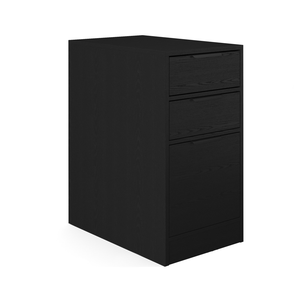 Martha Stewart Kayden Home Office Modular 3 Drawer File Cabinet, Black MPN:NANFY23042FCBK