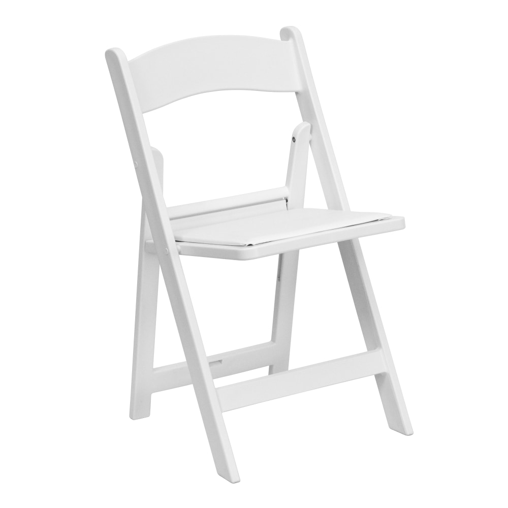 Flash Furniture HERCULES Series Resin Folding Chairs, White, Set Of 4 Chairs MPN:4LEL1WHITE