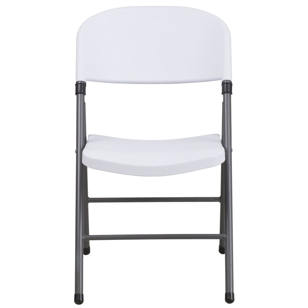 Flash Furniture Hercules Folding Chairs, Set Of 6 Folding Chairs, Granite White/Charcoal MPN:6DADYCD50WH