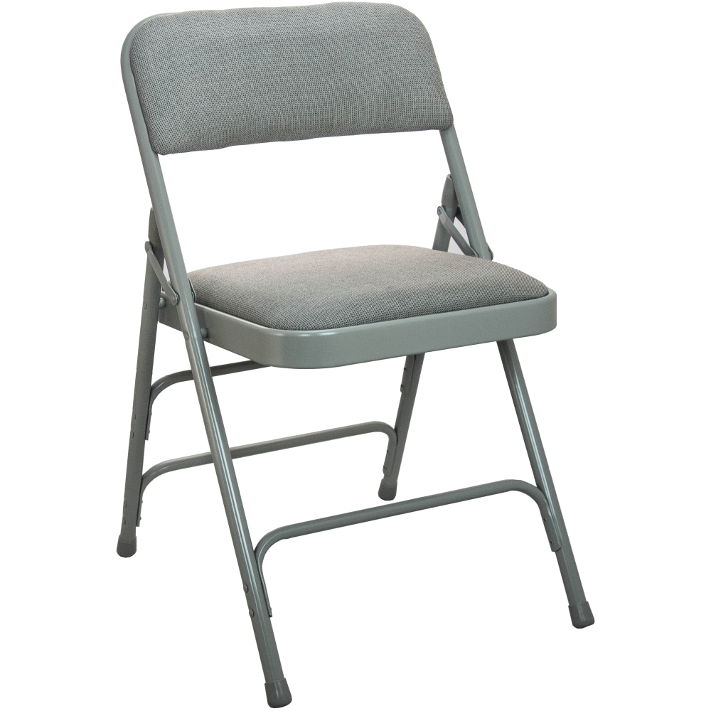 Flash Furniture Advantage Padded Metal Folding Chairs, Gray, Pack Of 2 Chairs MPN:DPI903FGG2