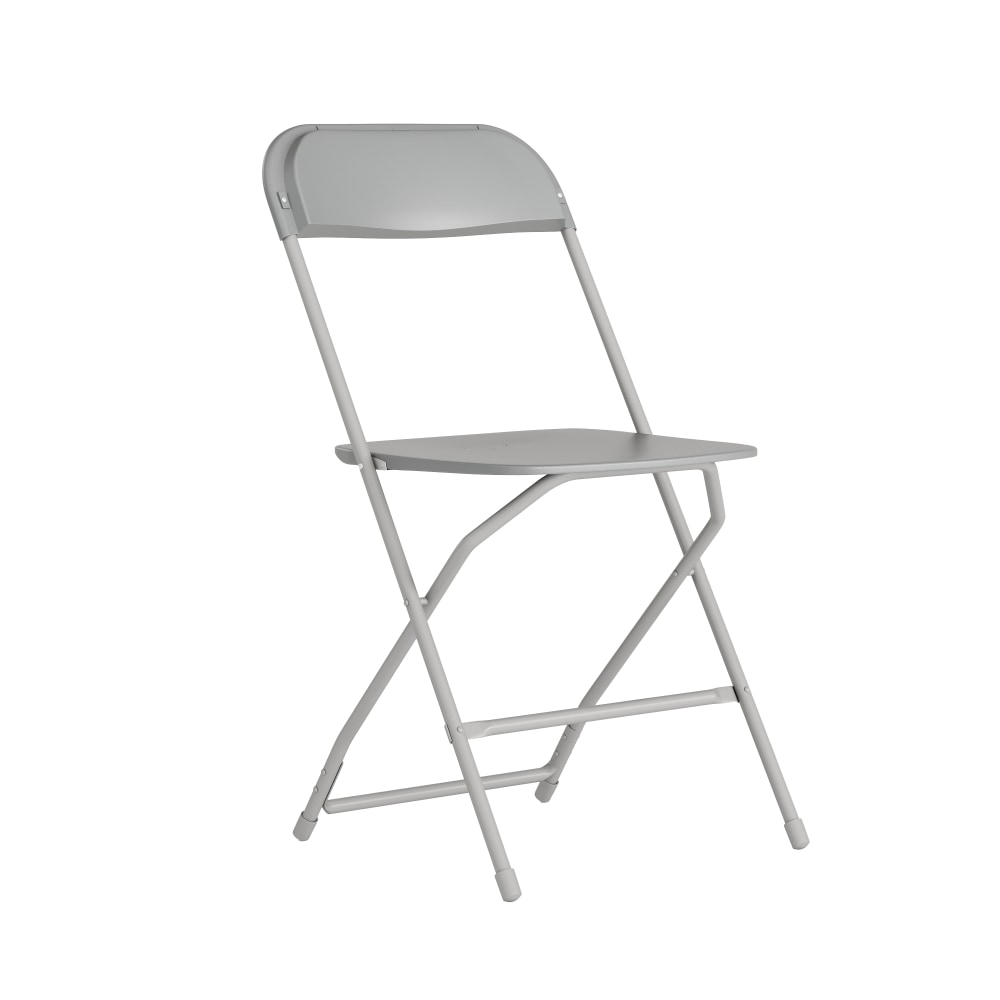 Flash Furniture HERCULES Series Premium Plastic Folding Chair, Gray MPN:LEL3GREY