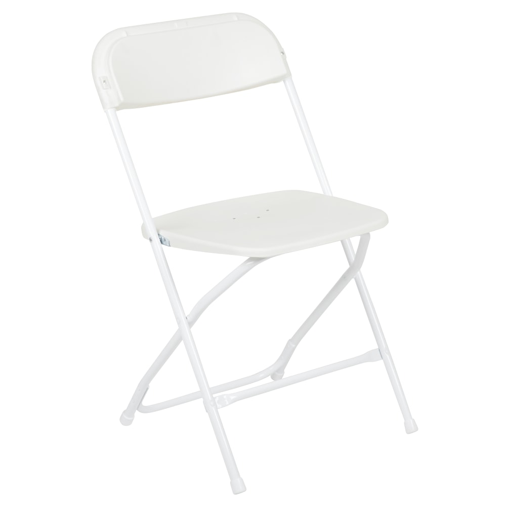 Flash Furniture HERCULES Series Premium Plastic Folding Chair, White MPN:LEL3WHITE