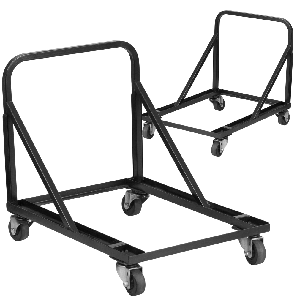 Flash Furniture Dollies For Band/Music Stack Chairs, Black, Pack Of 2 Dollies MPN:2HFMUSDOLLY