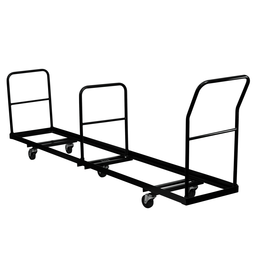 Flash Furniture Vertical Storage Dolly For 50 Metal Folding Chairs, Black MPN:NGDOLLY30950