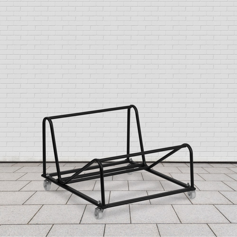 Flash Furniture Sled-Base Stack Chair Dolly, Black MPN:RUT188DOLLY
