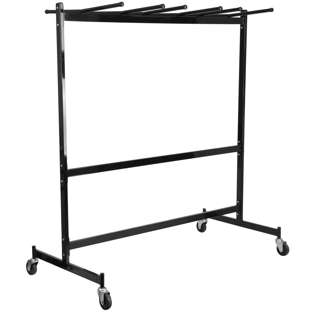 Flash Furniture Chair And Table Combo Dolly, 71-1/2inH x 66inW x 37-1/2inD, Black MPN:XUCTDOLLY